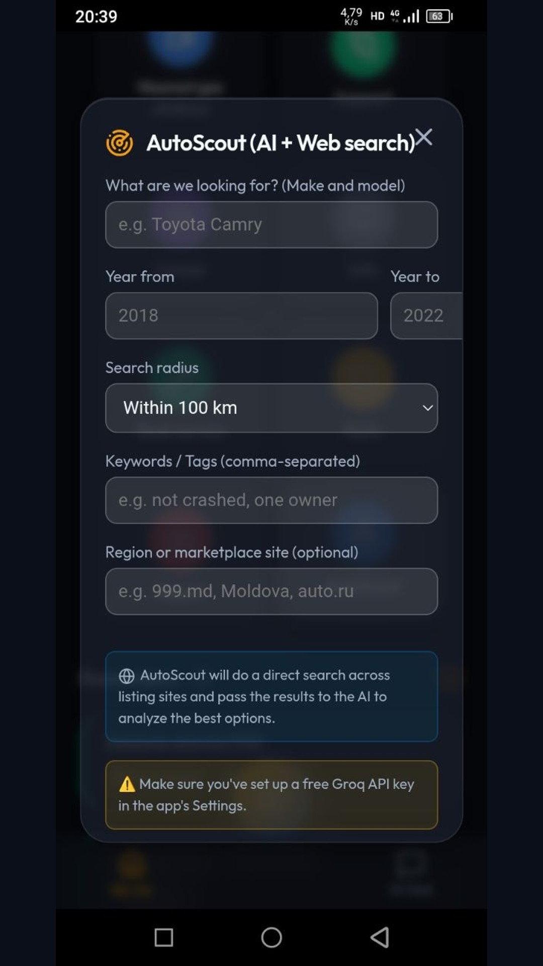 AI search